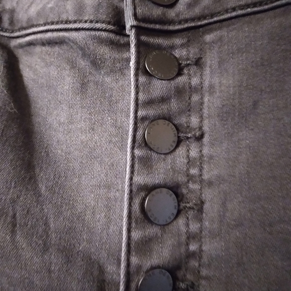 Lane Bryant Denim - LANE BRYANT Faded Black Jeans With Button Fly - Plus Size 24